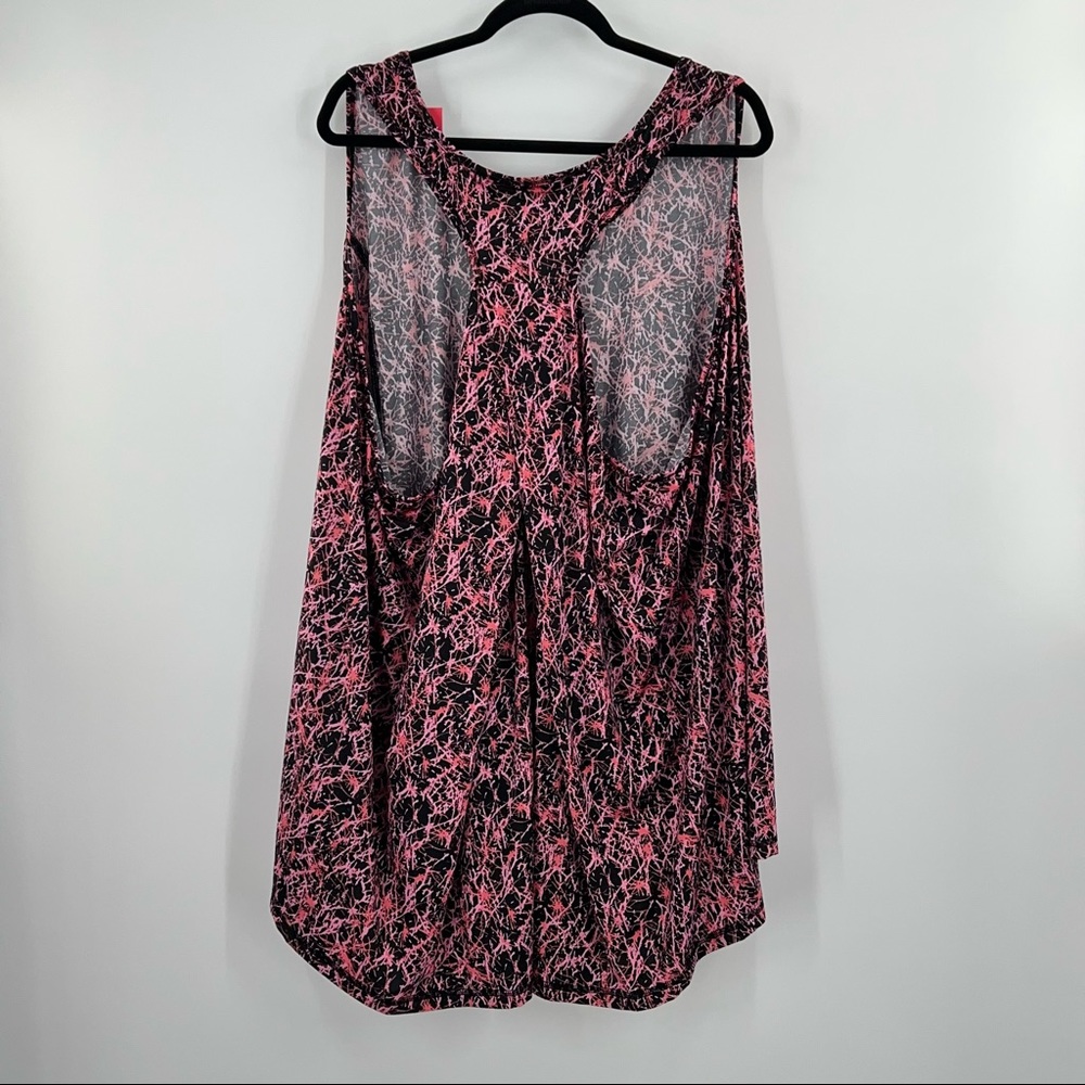 Livi Active Lane Bryant Drape Back Active Tank Top - Picture 2 of 4